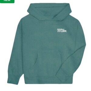 BARSTOOL SPORTS GREEN “BOY MOM” OVERSIZED PREMIUM FLEECE HOODIE SIZE XS
